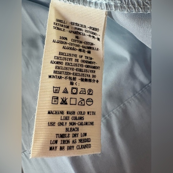 Free People Women's Light Blue Lace Detail Top - Picture 4 of 9